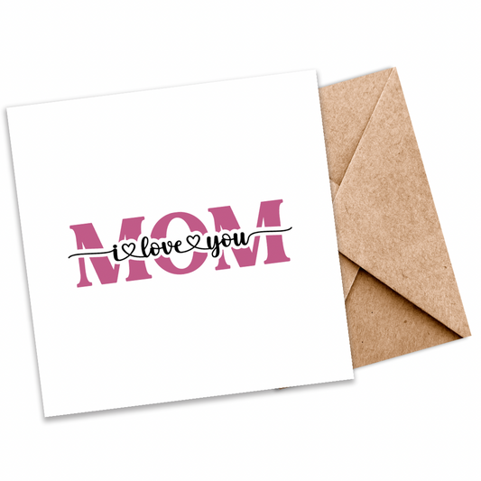 I Love You Mum” Seeded Plantable Card