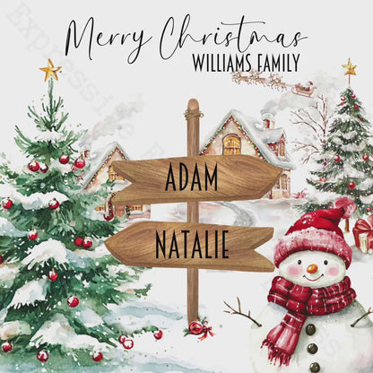 Personalised Family Christmas Card | Greeting Cards